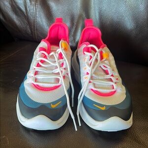 Nike White and Pink Sneakers Modern Chunky Design